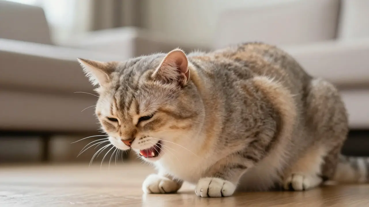 Co když kočka kašle? Příčiny, příznaky a kdy vyrazit k veterináři