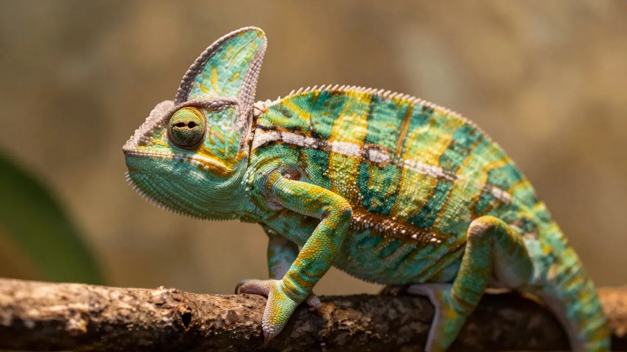 Jak dlouho žije chameleon? Přehled životnosti podle druhů a tipy pro delší věk