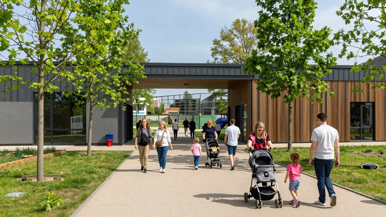 Rodiny vstupují do moderní Zoologické zahrady Třešť
