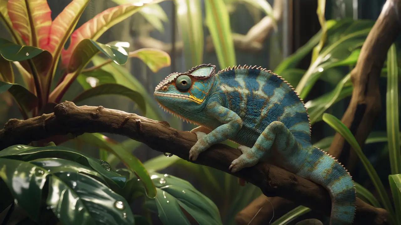 Jak dlouho vydrží chameleon sám? Průvodce péčí a teráriem